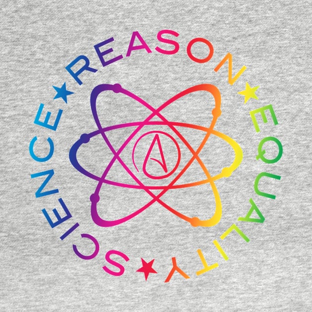 Science Reason Equality Rainbow by WFLAtheism